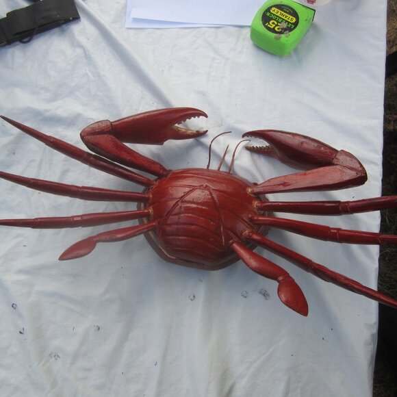 UNIQUE RARE LARGE CRAB JEWELRY/SOUVENIR BOX - Picture 9 of 10